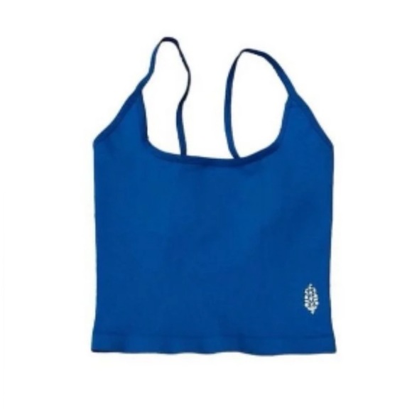 NWOT Free People Tighten Up Low Back Tank Color: Blueprint Size XS/S(0-6) - Picture 6 of 11